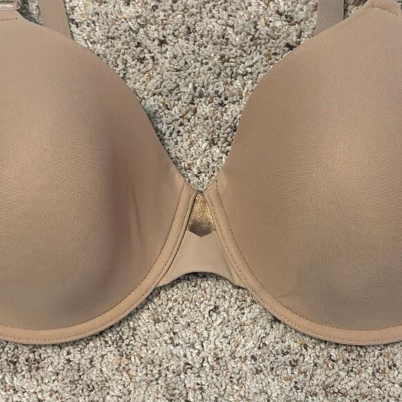 Olga No Side Effects Nude Contour Underwire Bra 42C - Picture 3 of 8